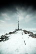 snowy pier