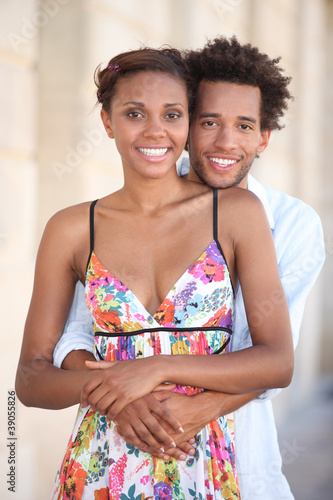 Photo: Summery couple in love Summery couple in love