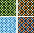 Vector: four mosaics four mosaics