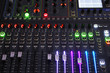Photo: Sound Mixer System with Light on Operating Sound Mixer System with Light on Operating