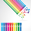 Abstract rainbow background