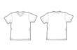 T-shirt, V-neck