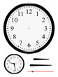 Illustration: Horloge à mettre à l’heure Horloge à mettre à l’heure