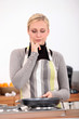 young woman wondering what to cook