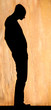 Silhouette man standing