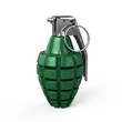 mk-2 hand grenade isolated on white