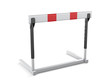 Athletics hurdle isolated on white background - 3d render