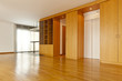 beautiful apartment, interior with hardwood floors, hall