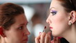 Video: Model making-up for photography in studio. Model making-up for photography in studio.