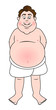 Man after bath