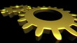Golden gears with Alpha channel