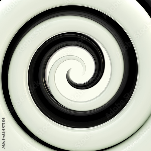 Illustration: Black and white twirl as an abstract background Black and white twirl as an abstract background