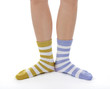 Funny legs in socks of different colors Funny legs in socks of different colors
