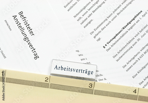 Foto: Arbeitsverträge Arbeitsverträge