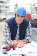 portrait of a construction worker