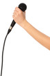 black microphone
