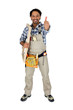 Photo: Cabinet maker giving the thumbs-up Cabinet maker giving the thumbs-up