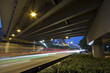Traffic in Hong Kong at night Traffic in Hong Kong at night