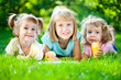 Children having picnic Children having picnic