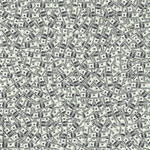 Illustration: Giant money background 100 dollar bills Giant money background 100 dollar bills