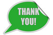 SP-Sticker grün THANK YOU!