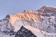 Photo: Jungfrau shoulder in twilight Jungfrau shoulder in twilight