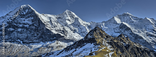 Photo: Eiger, Monch and Jungfrau Eiger, Monch and Jungfrau