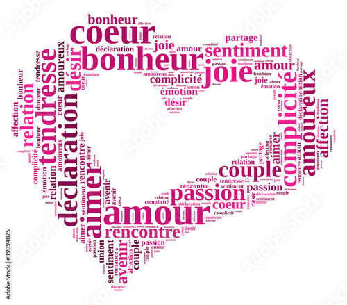 Illustration: Coeur amour Coeur amour