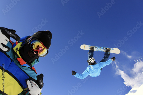 Photo: Snowboarders Snowboarders