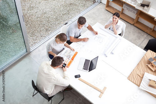 Photo: Architects at a meeting Architects at a meeting