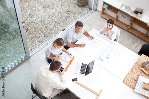 Photo: Architects at a meeting Architects at a meeting