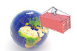 E-commerce cargo delivery concept