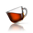 cup of tea isolated on white