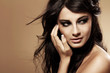 Portrait of beautiful brunette