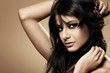 Portrait of beautiful brunette