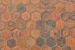 The hexagonal clay tiles
