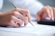 writing hands