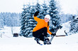 cross-country skiing