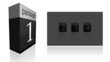 Promotion template for products and services - Black
