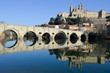 Les reflets de la ville de Béziers