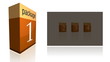Promotion template for products and services - Orange