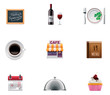 Vector restaurant icon set