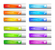 Vektor: web navigations buttons web navigations buttons