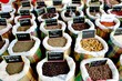 Spices in a market Spices in a market