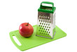 Apple and grater