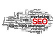 "SEO" Tag Cloud (search engine optimization visibility traffic)