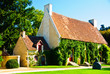 Two old tiny rural houses of seven dwarfs in France