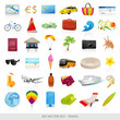 Big vector set: travel (icons) - detailed illustrations