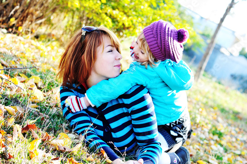 Photo: mother with daughter having fun mother with daughter having fun