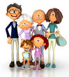 3D Happy family
